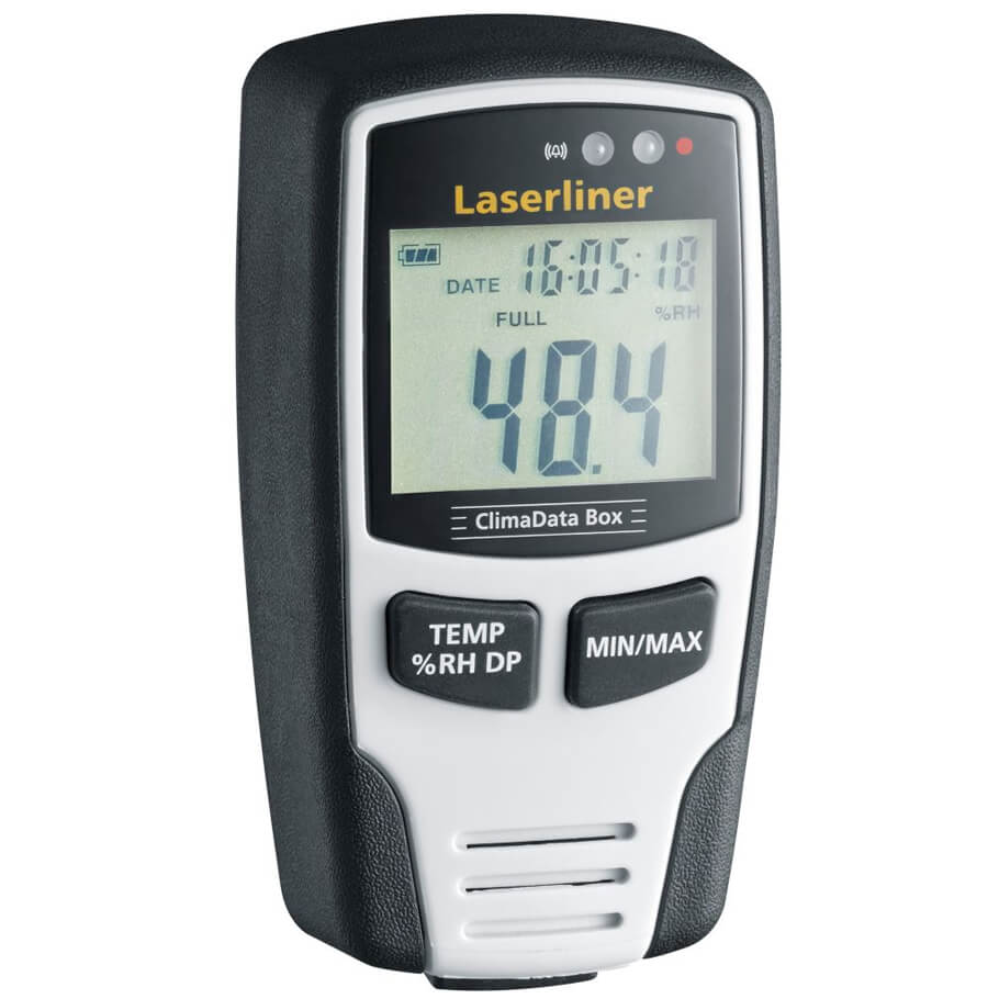 Máy đo nhiệt độ, độ ẩm và nhiệt độ điểm sương LaserLiner ClimaData-Box 082.031A